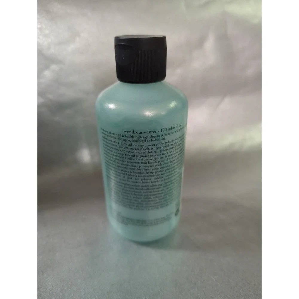 Philosophy wondrous winter‎ Shower gel bubble bath shampoo 6 fl oz NEW